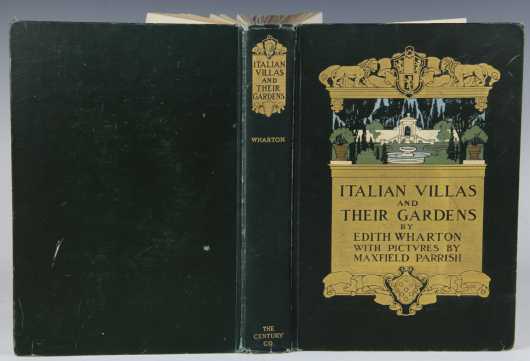 Italian Vistas by Edith Wharton, illustrated by Maxfield Parrish,  first edition