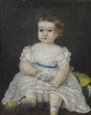 Primitive Portrait of a Young Girl