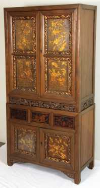 Chinese 2-Tier Cabinet