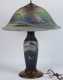 Pairpoint "Seagull" Pattern Artist signed Table Lamp