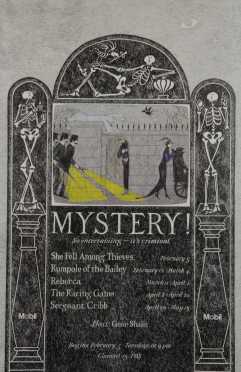 Edward Gorey,"Mystery!" Theatre Poster by Edward Gorey for the PBS television series