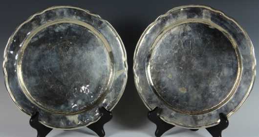 Two Silver Plates