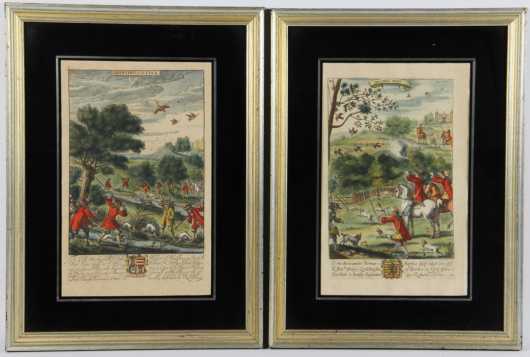 Pair of Hunting Prints
