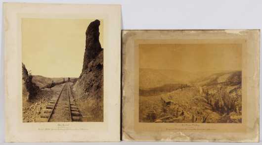 William Henry Jackson,  2 photographs of The Denver And Rio Grande Railway