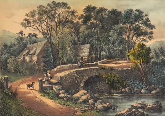 Currier & Ives, "The Millers Home"