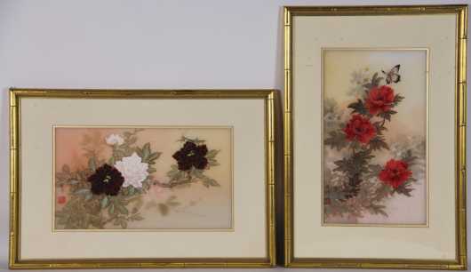 Pair of Chinese Watercolors