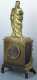 Brass French Figural Clock