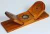 Chinese Fruitwood Combination Sundial & Compass