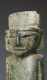 A Teotihuacan green stone figurine,  800 1000 AD