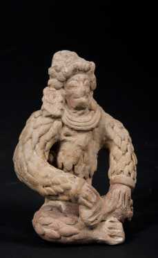 A Fine published and exhibited JamaCoaque figure, 300 BC - 500 AD
