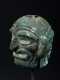 A Moche Janus copper head, 300 - 600 AD
