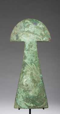 A Chimu Tumi of copper, 900-1400 AD