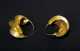 A pair of Senegalese gold earrings