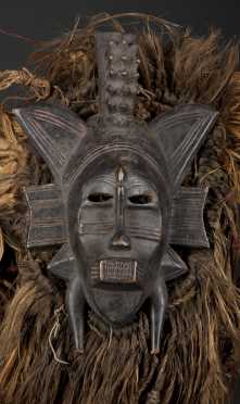 A Senufo Kpellie mask