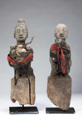 A pair of Bochio figures for Vodun