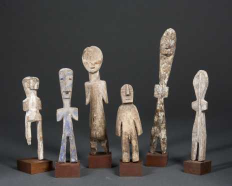 A group of six Adan figures