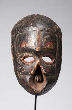 A fine and old Ibibio deformity mask