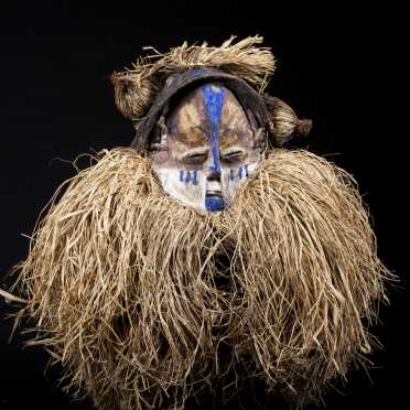 A Yaka initiation mask