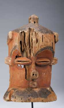 An old Eastern Pende mask