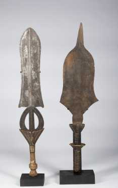 Two Central African swords