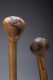 Two East African throwing clubs