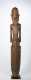 A superb pair of Koil island carved figures, New Guinea