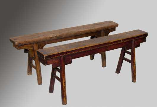Two Similar Chinese Benches