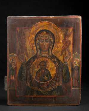 A Russian Icon of the Mother of God