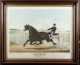 Haskell And Allen" colored print of "Smuggler," harness racer