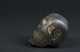 Black Steatite Skull Form Pipe Bowl