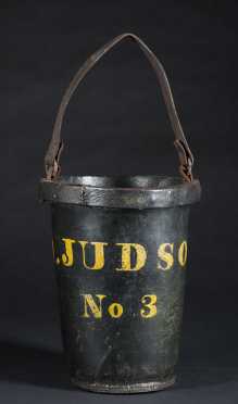 "J.D. Judson, No. 3" Leather Fire Bucket