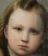 Anson Daniels, oil on canvas portrait of a three children, 