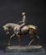Lot of two horse bronzes with jockeys,  After Pierre Jules Mene