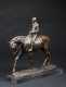 Lot of two horse bronzes with jockeys,  After Pierre Jules Mene