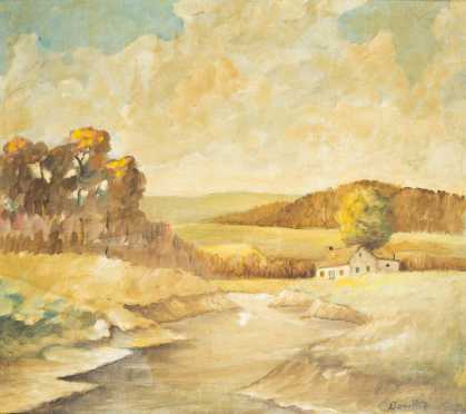 Landscape of a Country home