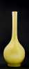 Chinese Yellow Glaze Tall Neck Vase