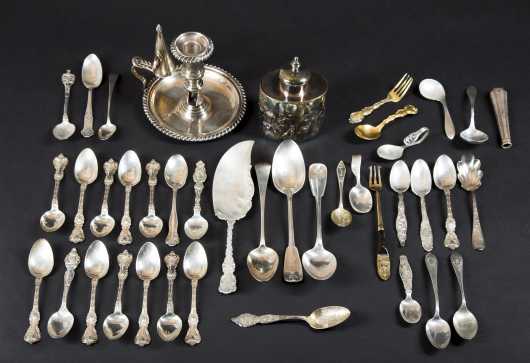 Miscellaneous Sterling and Sheffield Lot