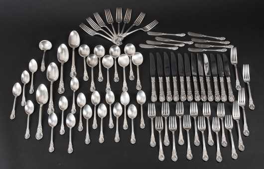 Sterling Silver Table Service for Twelve