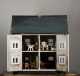 White Colonial Doll House with Porch