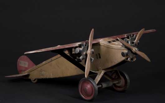 1900's "Boycraft" Pressed Steel Airplane