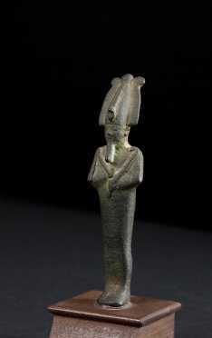 A Fine and Important Bronze Figure of Osiris, 20th Dynasty