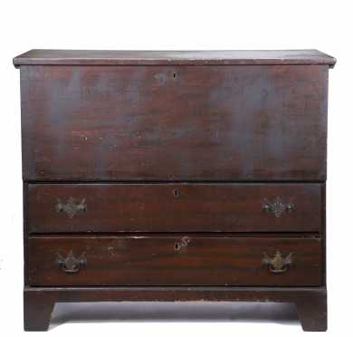 Pine Two Drawer Blanket Chest