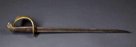 An unusual American Eagle pommel sword