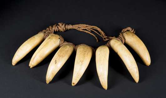 A very rare and fine Fijian Chief's necklace
