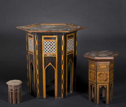 Hexagonal Moorish Tables,