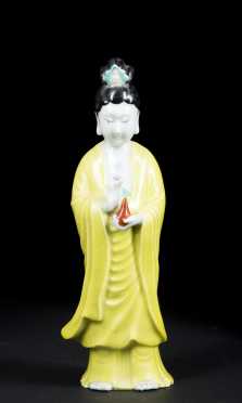 Chinese Porcelain Goddess Figure