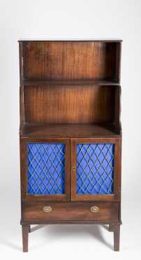 English Regency Bookcase Cabinet