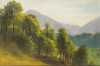 Benjamin Champney, (1817-1907), Massachusetts/New Hampshire.  Oil on canvas, mountain landscape
