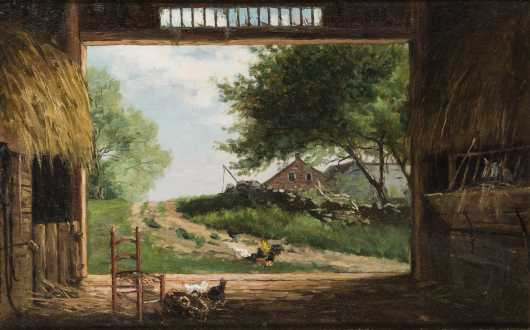 Frank Henry Shapleigh, (1842-1906), New Hampshire.  Oil on canvas