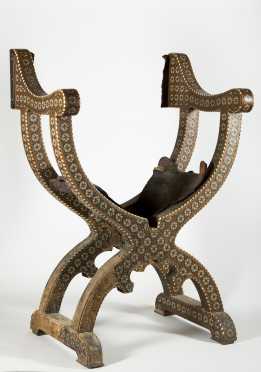 Middle Eastern Inlaid Chairis